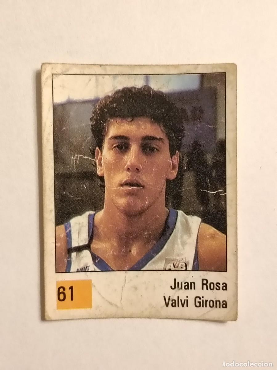 Coleccionismo deportivo: #61 JUAN ROSA (VALVI GIRONA) LIGA ACB BASKET 90 PANINI