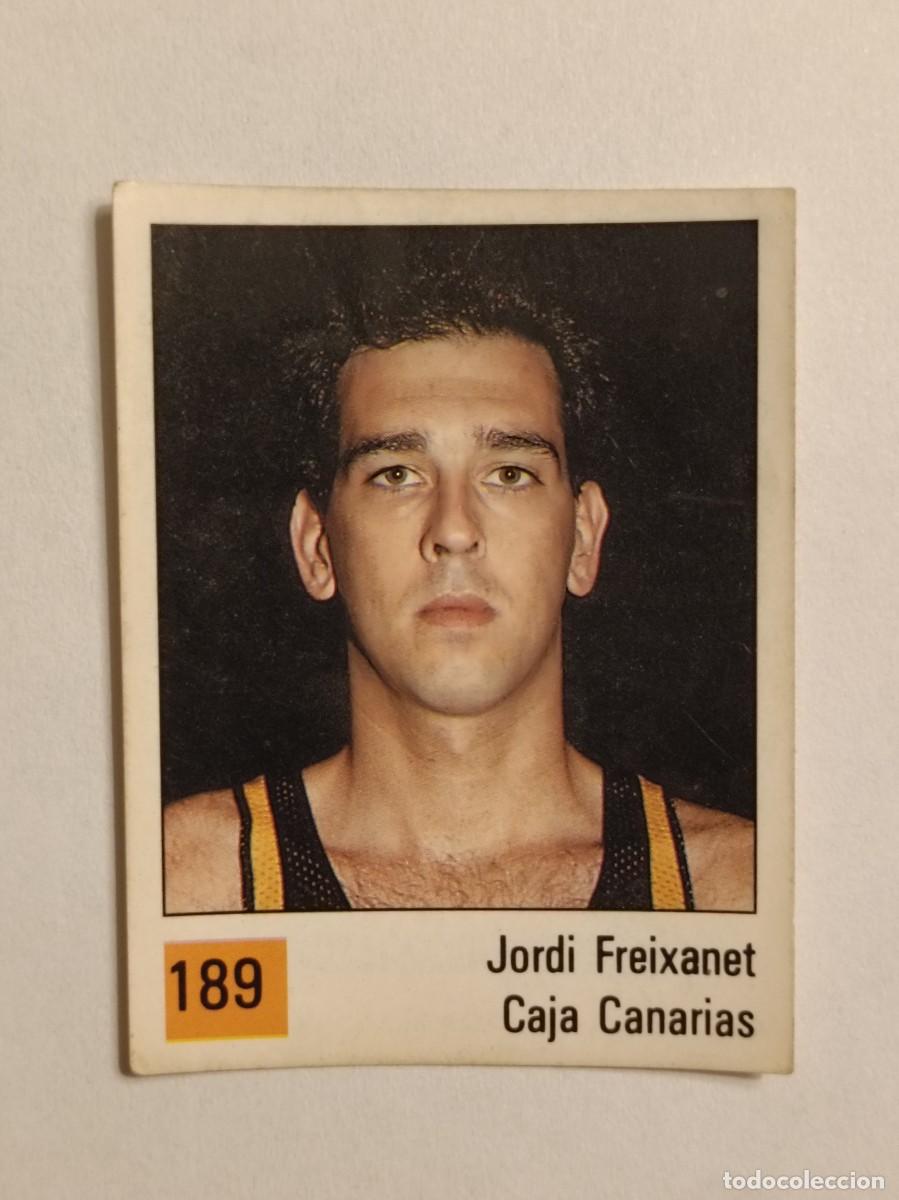 Coleccionismo deportivo: #189 JORDI FREIXANET (CAJA CANARIAS) LIGA ACB BASKET 90 PANINI
