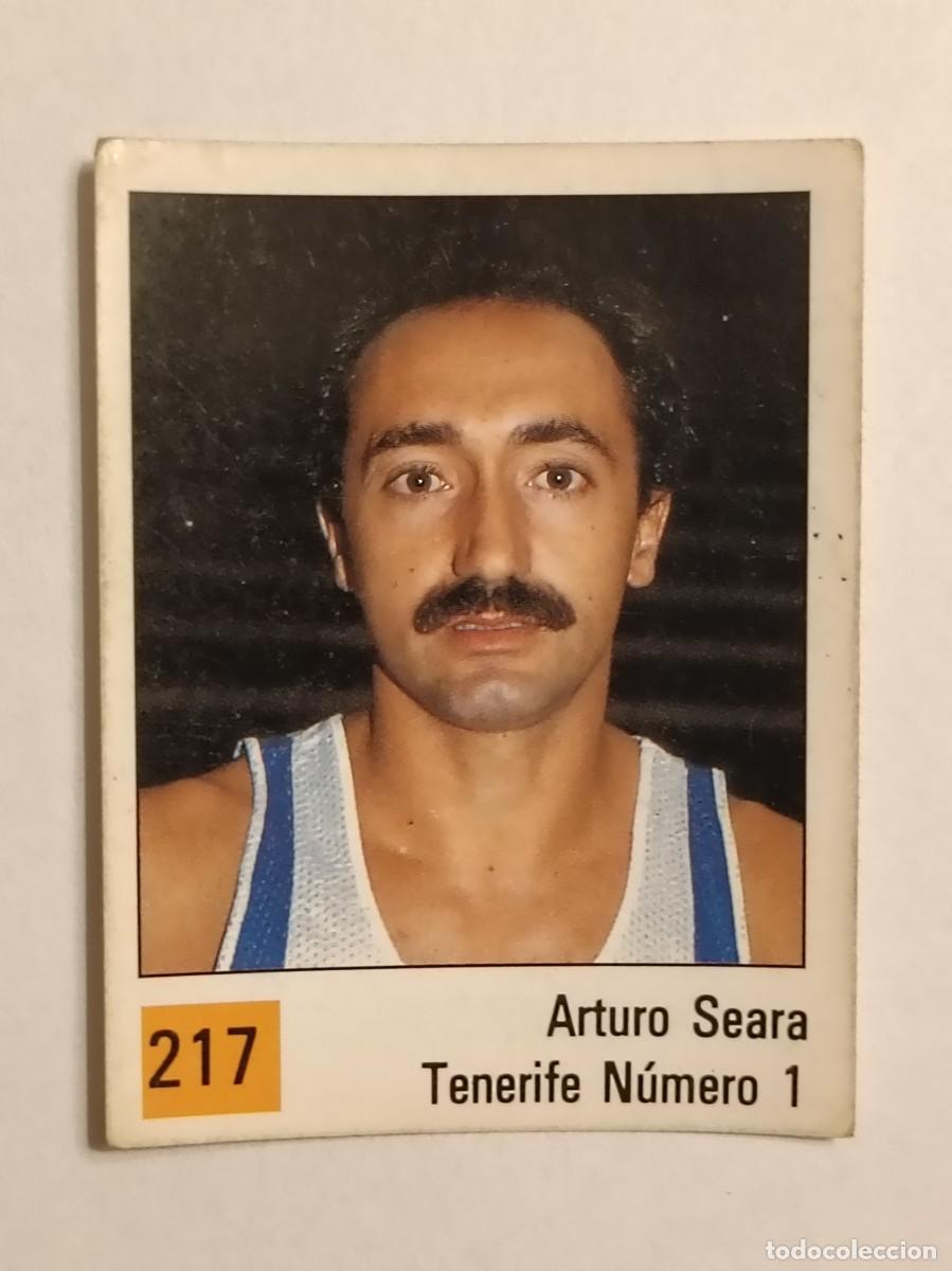 Coleccionismo deportivo: #217 ARTURO SEARA (TENERIFE NUMERO 1) LIGA ACB BASKET 90 PANINI