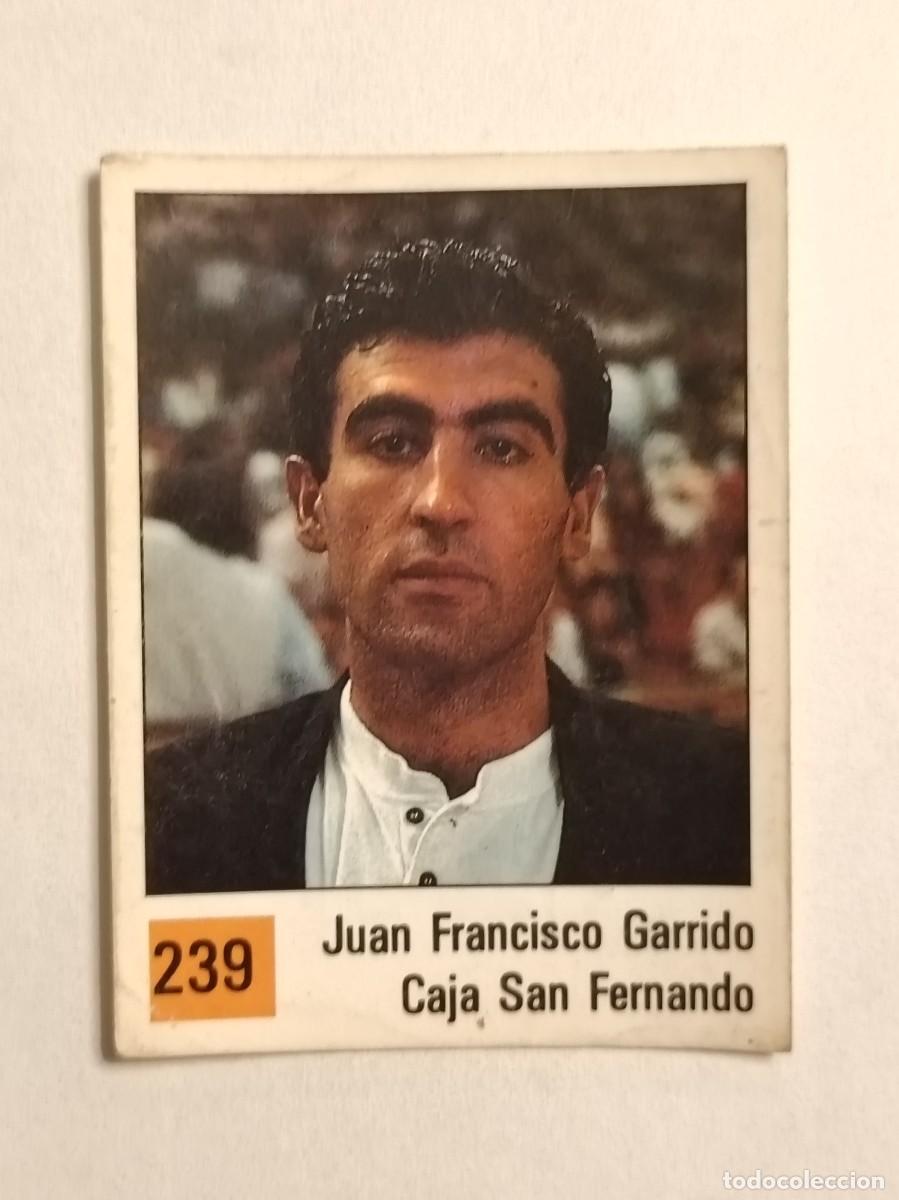 Coleccionismo deportivo: #239 JUAN FRANCISCO GARRIDO (CAJA SAN FERNANDO) LIGA ACB BASKET 90 PANINI