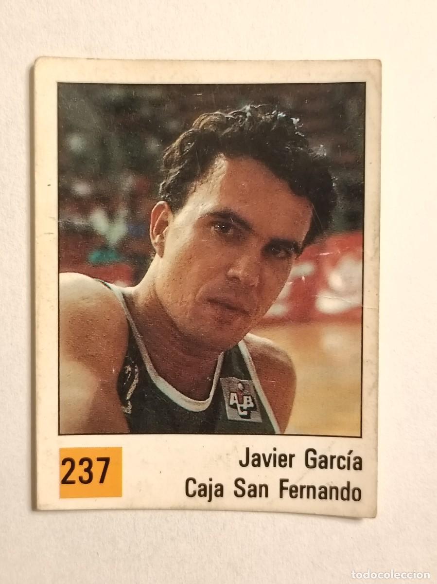 Coleccionismo deportivo: #237 JAVIER GARCIA (CAJA SAN FERNANDO) LIGA ACB BASKET 90 PANINI