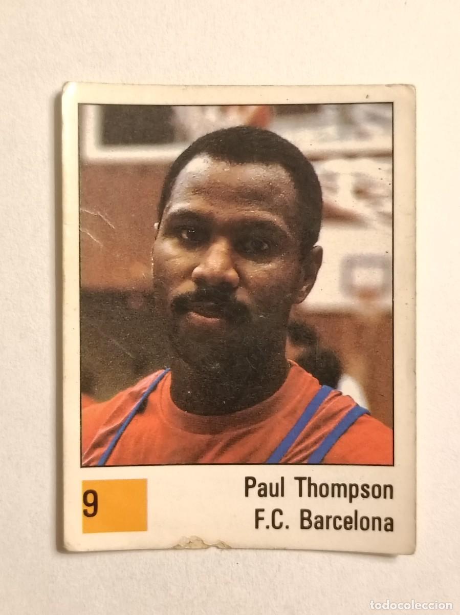 Coleccionismo deportivo: #9 PAUL THOMPSON (F.C. BARCELONA) LIGA ACB BASKET 90 PANINI