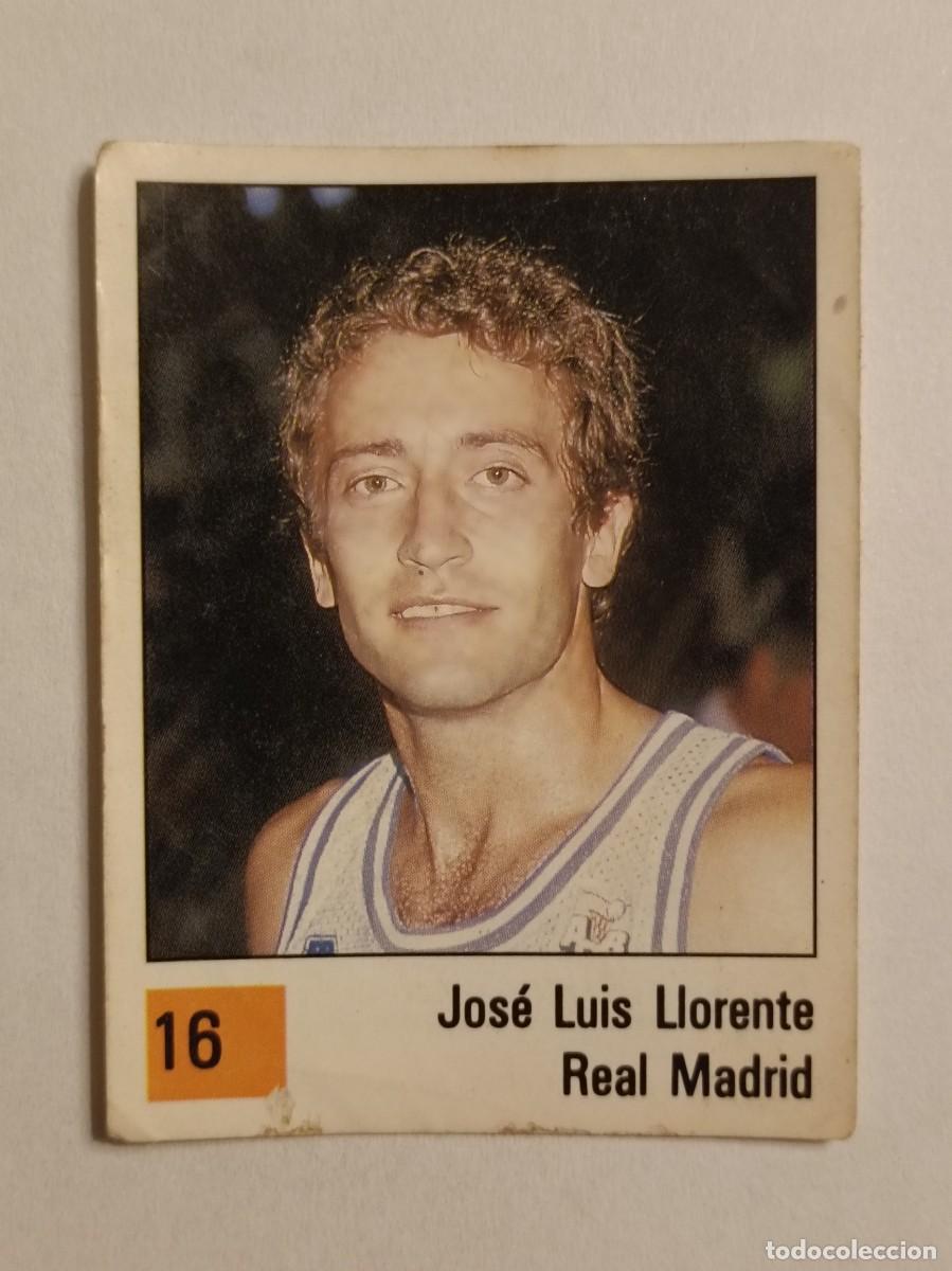 Coleccionismo deportivo: #16 JOSE LUIS LLORENTE (REAL MADRID) LIGA ACB BASKET 90 PANINI