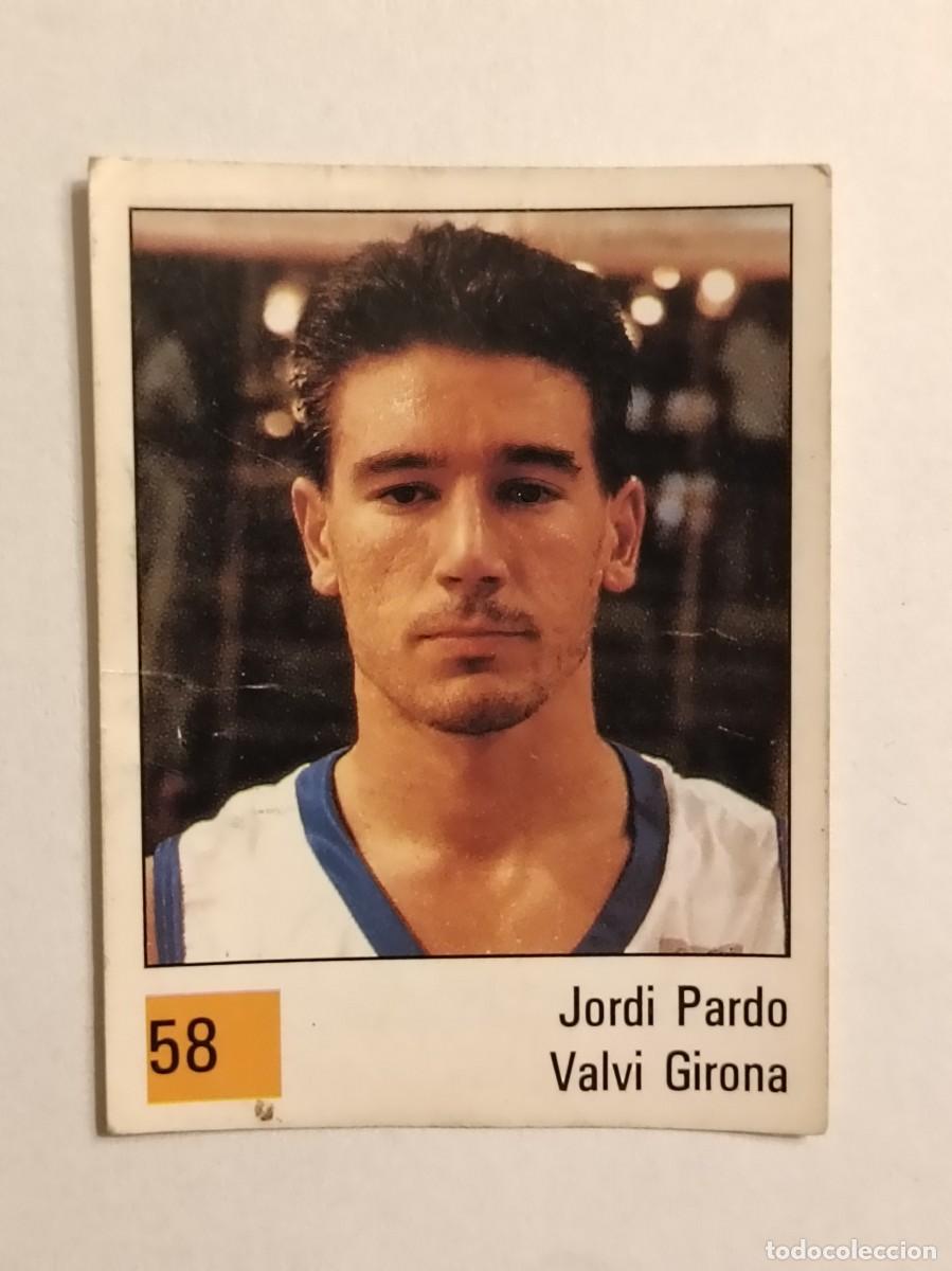 Coleccionismo deportivo: #58 JORDI PARDO (VALVI GIRONA) LIGA ACB BASKET 90 PANINI