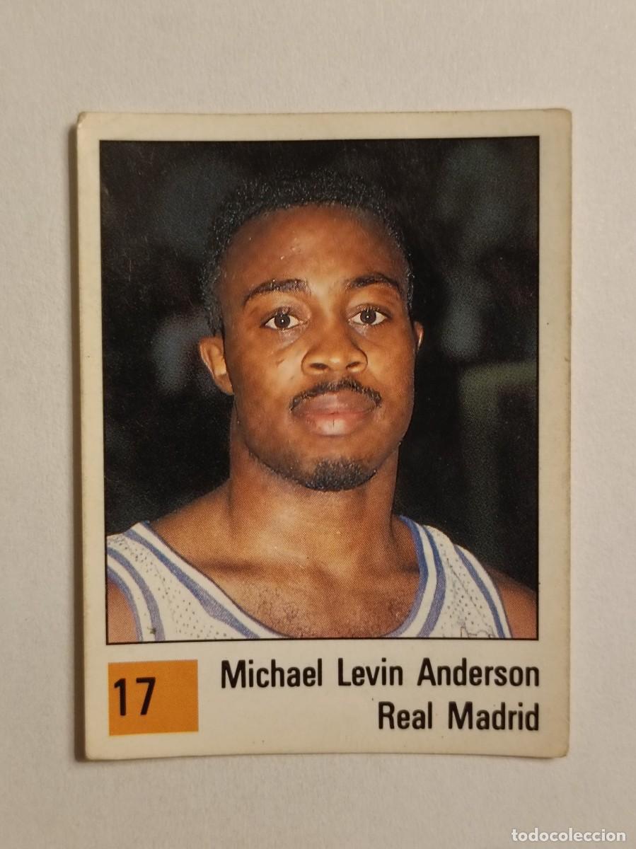 Coleccionismo deportivo: #17 MICHAEL LEVIN ANDERSON (REAL MADRID) LIGA ACB BASKET 90 PANINI