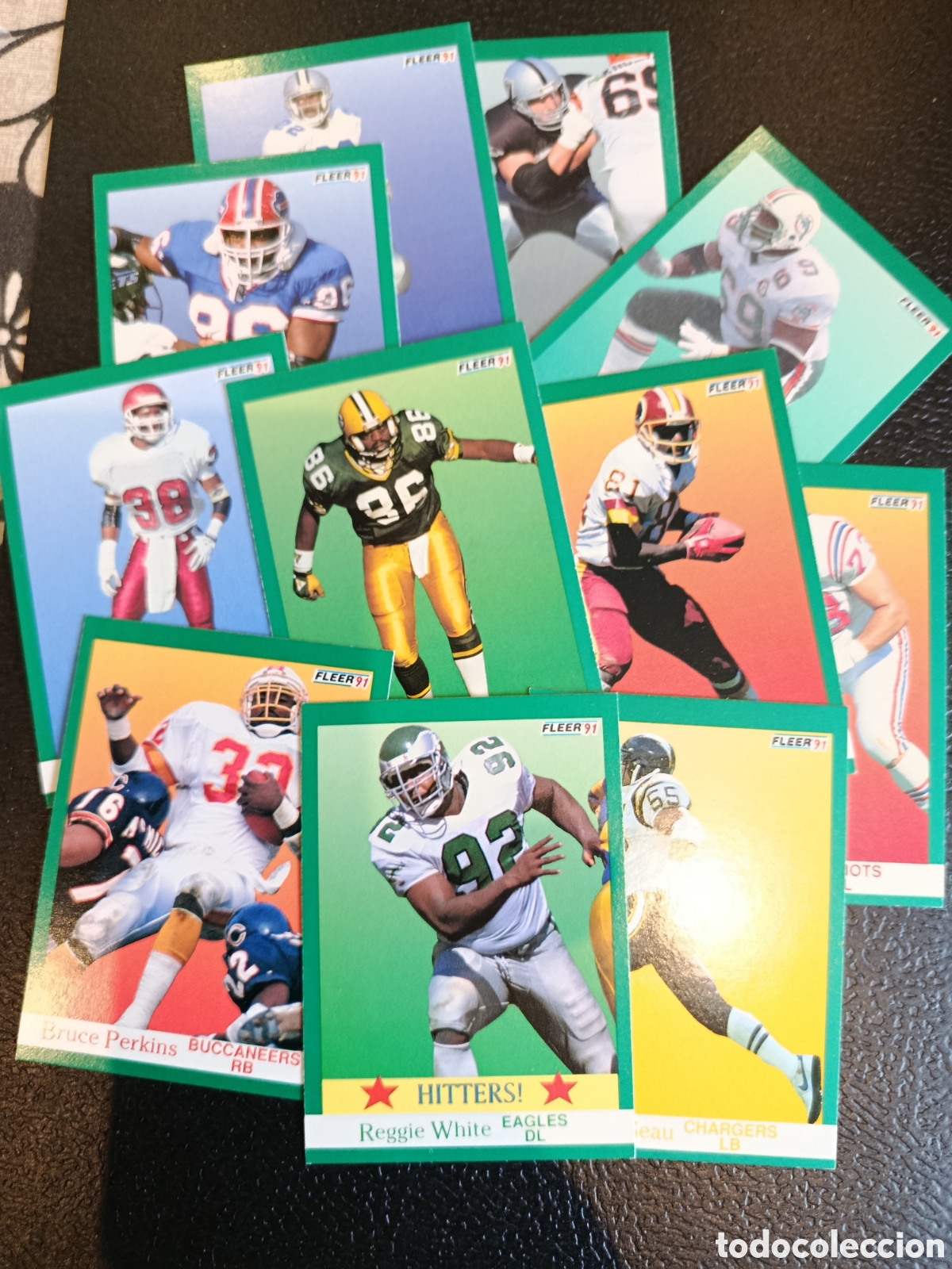 Coleccionismo deportivo: Lote 11 CROMOS FLEER 1991 NFL