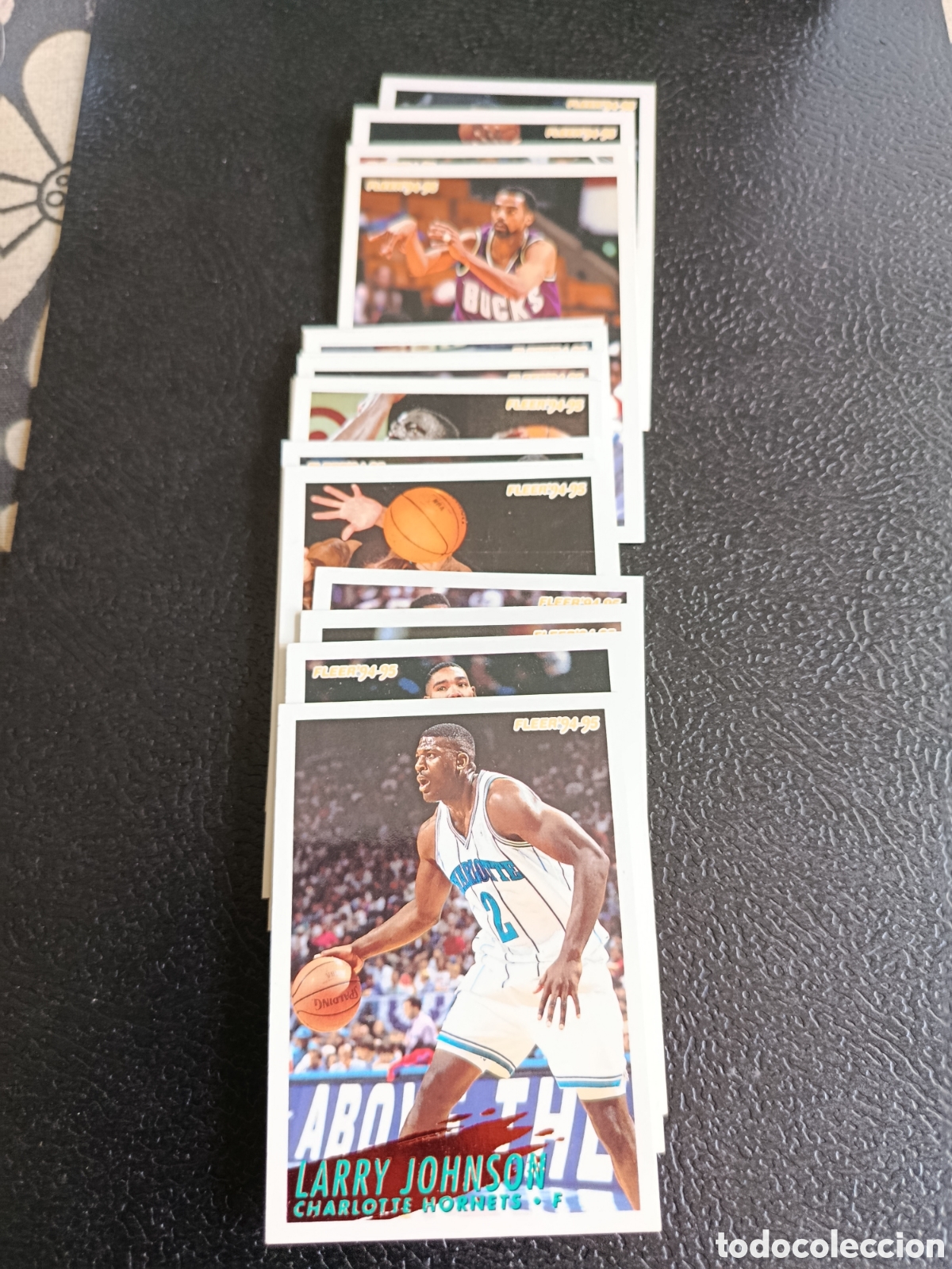 Coleccionismo deportivo: Lote 16 cromos NBA FLEER 1995