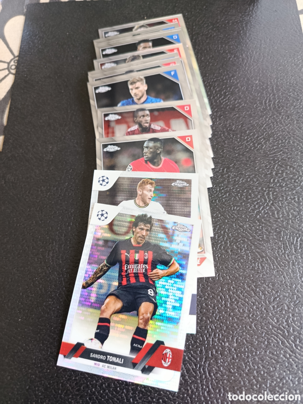 Coleccionismo deportivo: Lote 12 cromos TOPPS CHROME 2022 UEFA CHAMPIONS LEAGUE