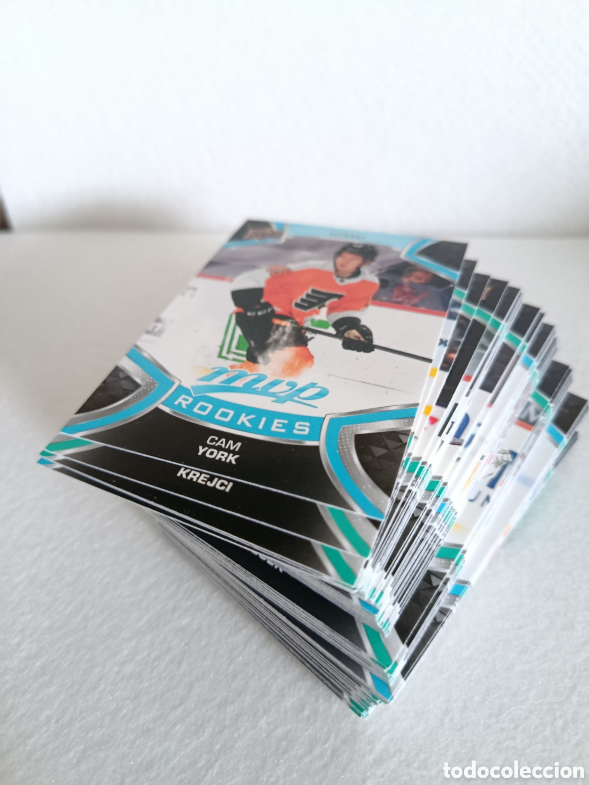 Coleccionismo deportivo: Lote 80 cromos MVP HOCKEY 21/22 NHL UPPER DECK