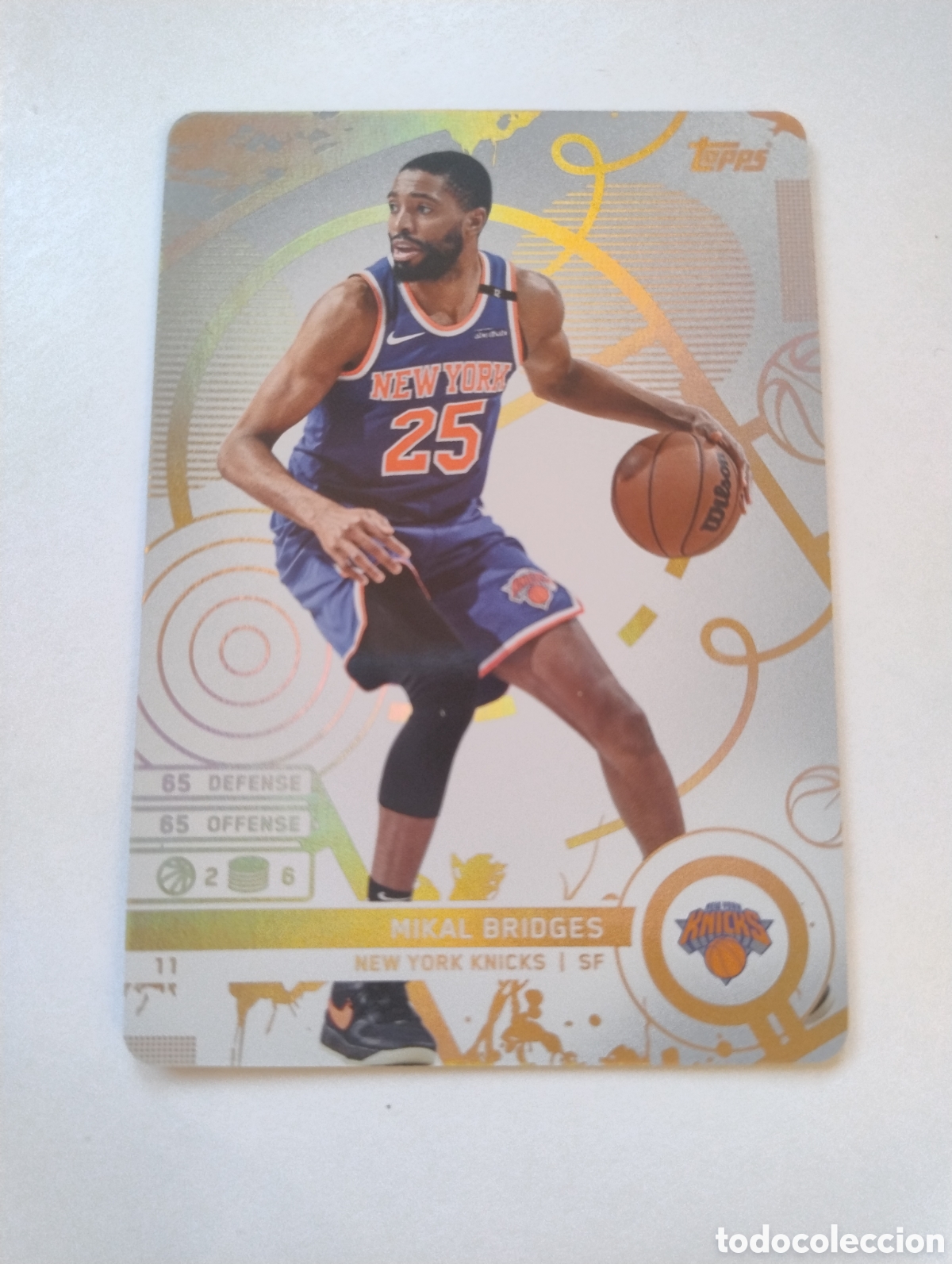 Coleccionismo deportivo: 11 - Mikal Bridges - New York Knicks - Topps Match Attax NBA 2026