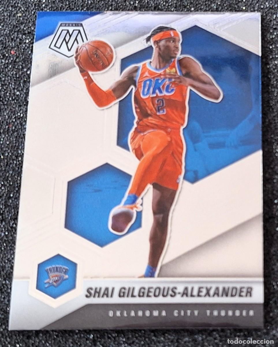 Coleccionismo deportivo: Shai Gilgeous-Alexander Oklahoma City Thunder Panini Mosaic Basketball