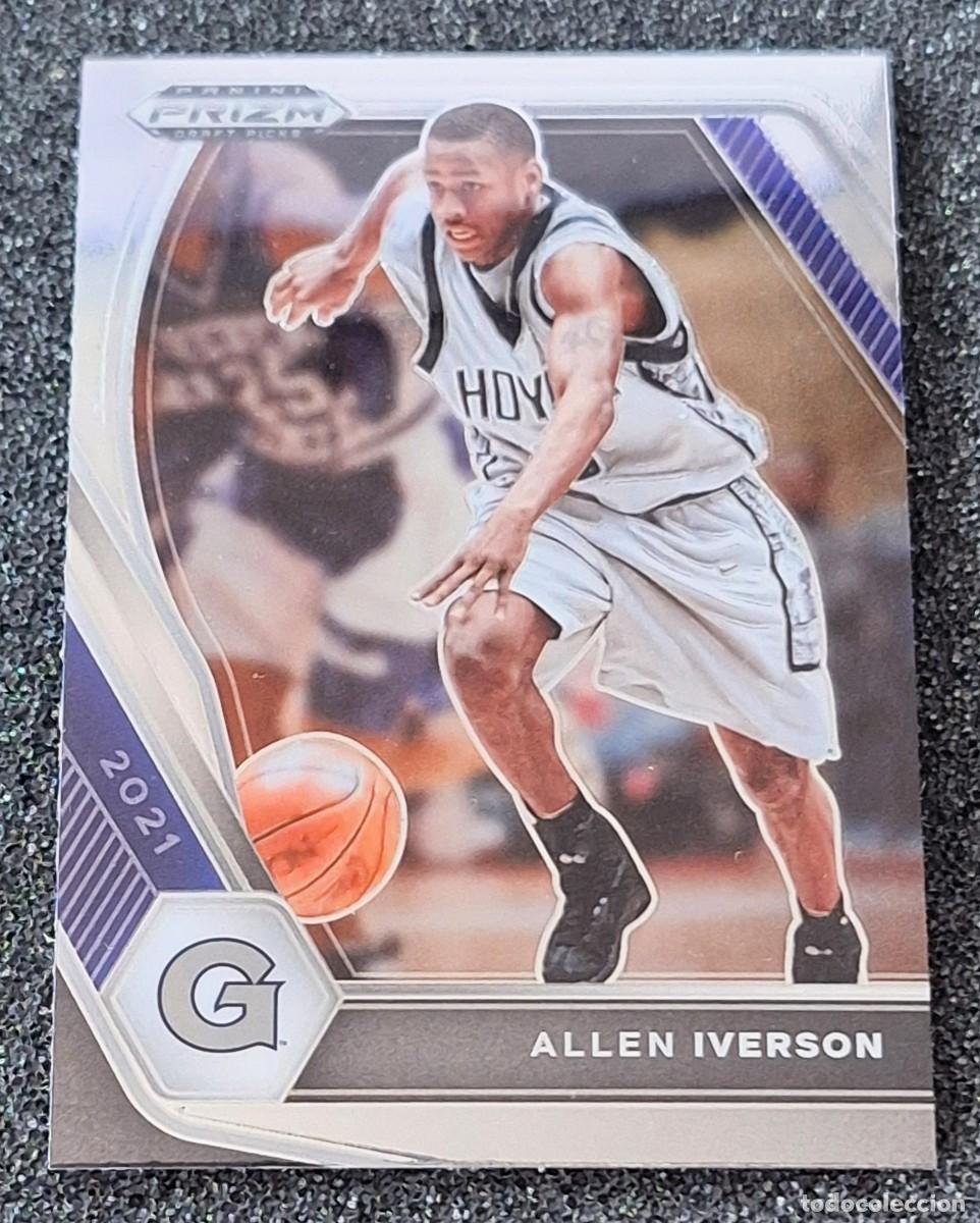 Coleccionismo deportivo: Allen Iverson Georgetown Panini Prizm Draft Picks Basketball