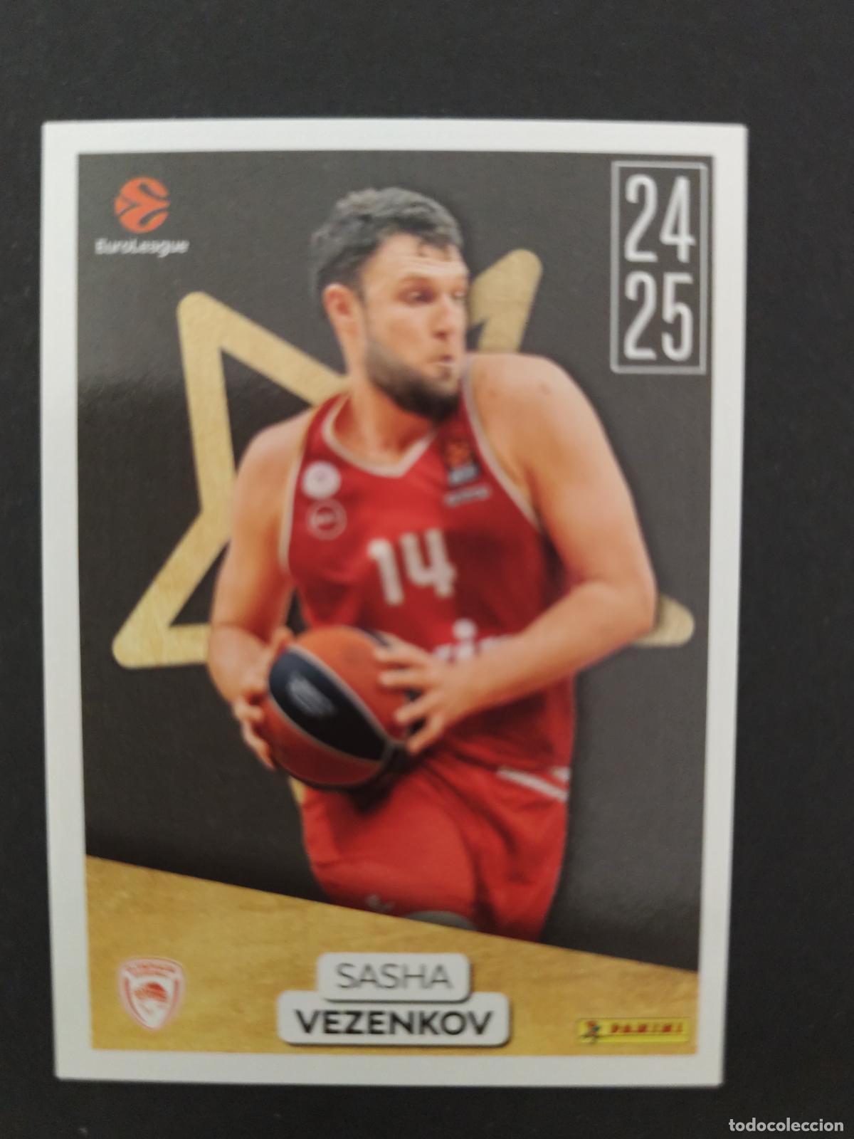 Coleccionismo deportivo: 390 SASHA VEZENKOV OLYMPIACOS AWARDS EUROLEAGUE 2025 2026 25 26 BALONCESTO