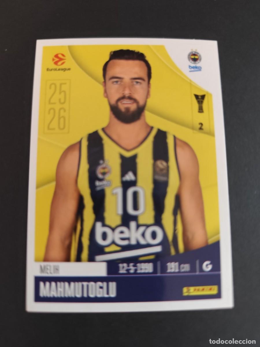 Coleccionismo deportivo: 185 MELIH MAHMUTOGLU FENERBAH&Ccedil;E EUROLEAGUE 2025 2026 25 26 BALONCESTO