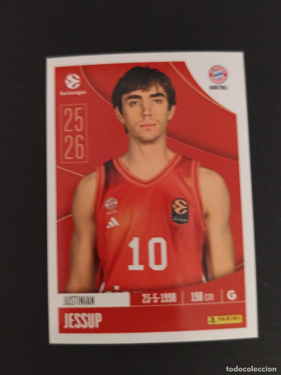 Coleccionismo deportivo: 166 JUSTINIAN JESSUP BAYERN M&Uacute;NICH EUROLEAGUE 2025 2026 25 26 BALONCESTO