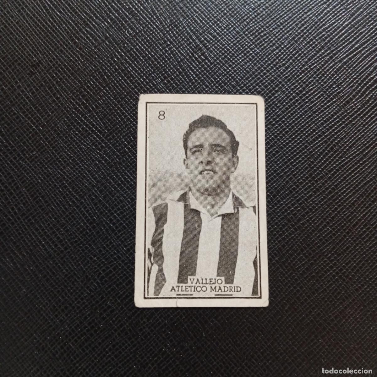 Coleccionismo deportivo: 8 VALLEJO AT MADRID GRAFICAS BRASIL 1956 1957 FUTBOL LIGA 56 57 - SIN PEGAR - A29 PG45