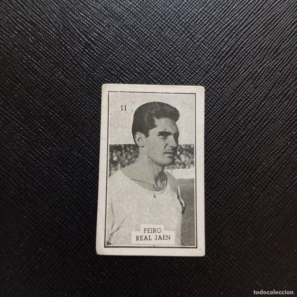 Coleccionismo deportivo: 11 PEIRO REAL JAEN GRAFICAS BRASIL 1956 1957 FUTBOL LIGA 56 57 - SIN PEGAR - A29 PG45