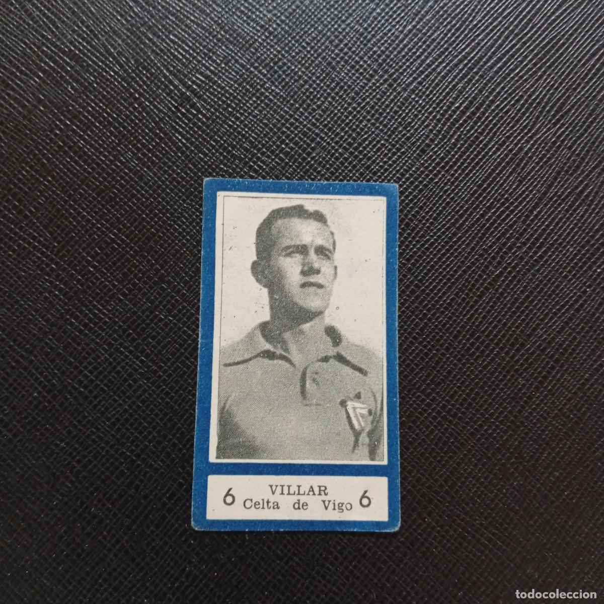 Coleccionismo deportivo: 6 VILLAR BALON CELTA 1954 1955 FUTBOL LIGA 54 55 CROMO - SIN PEGAR - A29 PG46