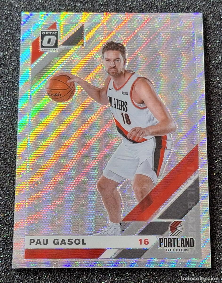 Coleccionismo deportivo: Pau Gasol Portland Trail Blazers Panini Donruss Optic Basketball Prizm Wave