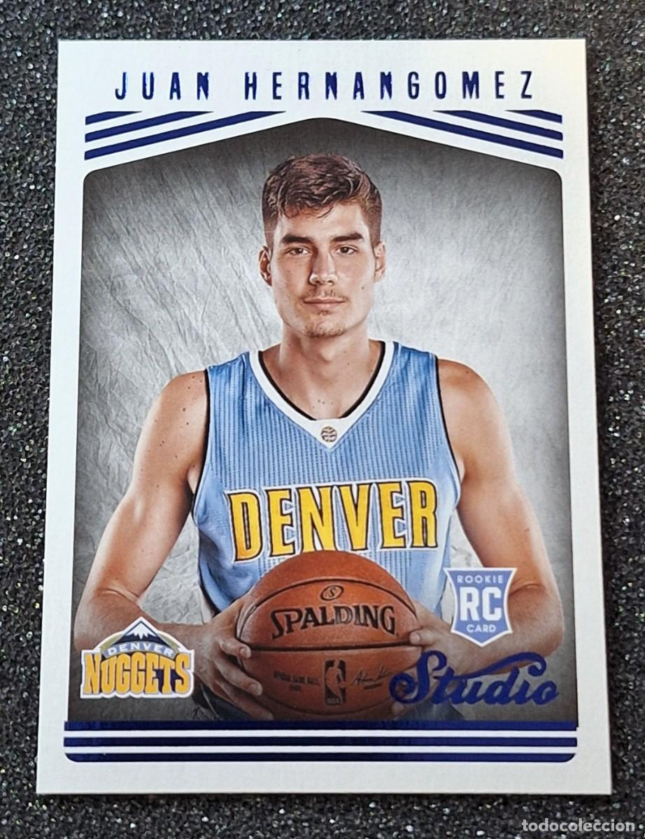 Coleccionismo deportivo: Juan Hernangomez Denver Nuggets Panini Studio Basketball Rookie Rc