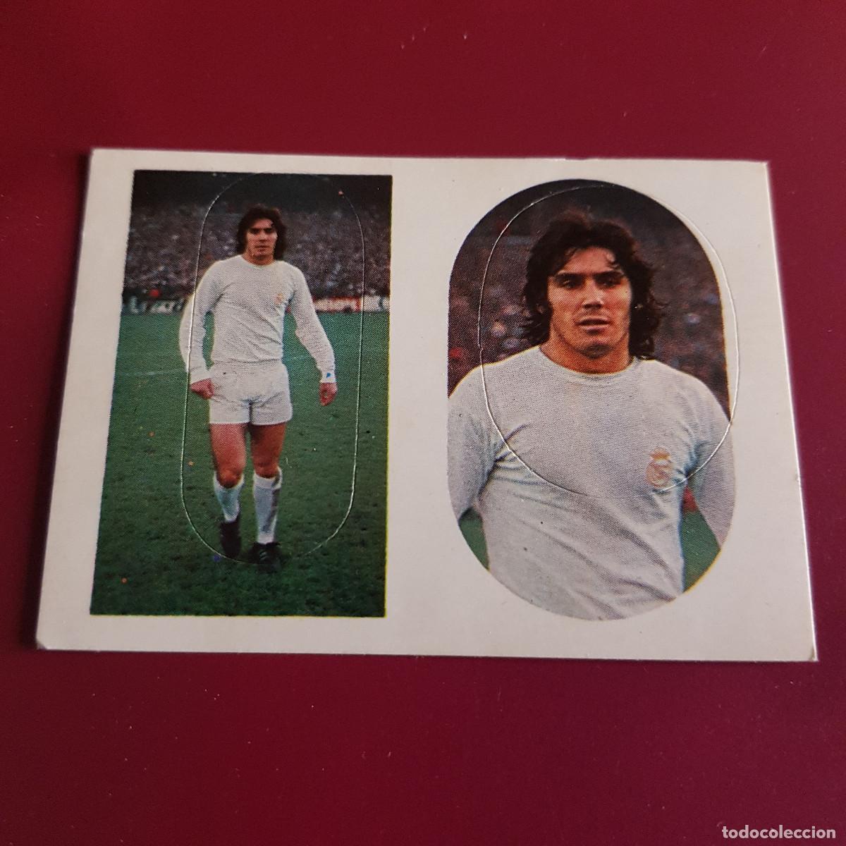 Coleccionismo deportivo: MAGA - FUTBOL 1975 - 75 - R MADRID - SANTILLANA 31 42 - NUNCA PEGADO