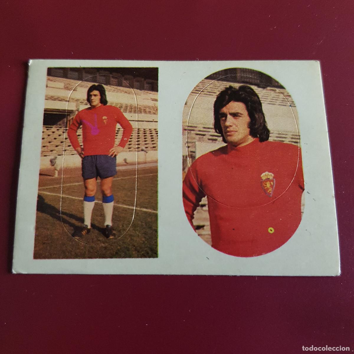 Coleccionismo deportivo: MAGA - FUTBOL 1975 - 75 - ZARAGOZA - IRAZUSTA 204 215 - NUNCA PEGADO