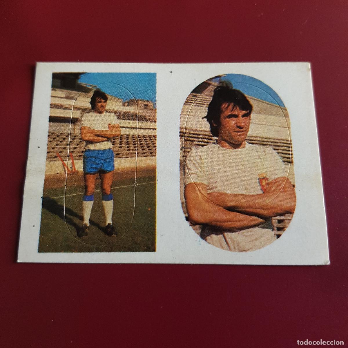 Coleccionismo deportivo: MAGA - FUTBOL 1975 - 75 - ZARAGOZA - VIOLETA 208 219 - NUNCA PEGADO