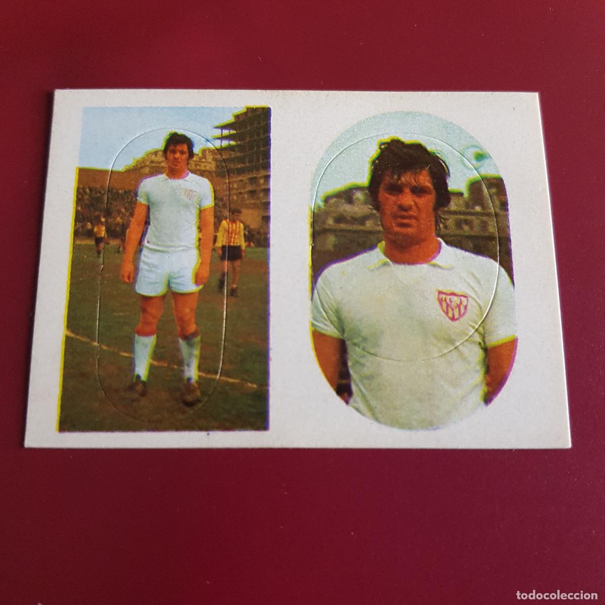 Coleccionismo deportivo: MAGA - FUTBOL 1975 - 75 - SEVILLA - MARTINEZ JAYO 256 267 - NUNCA PEGADO