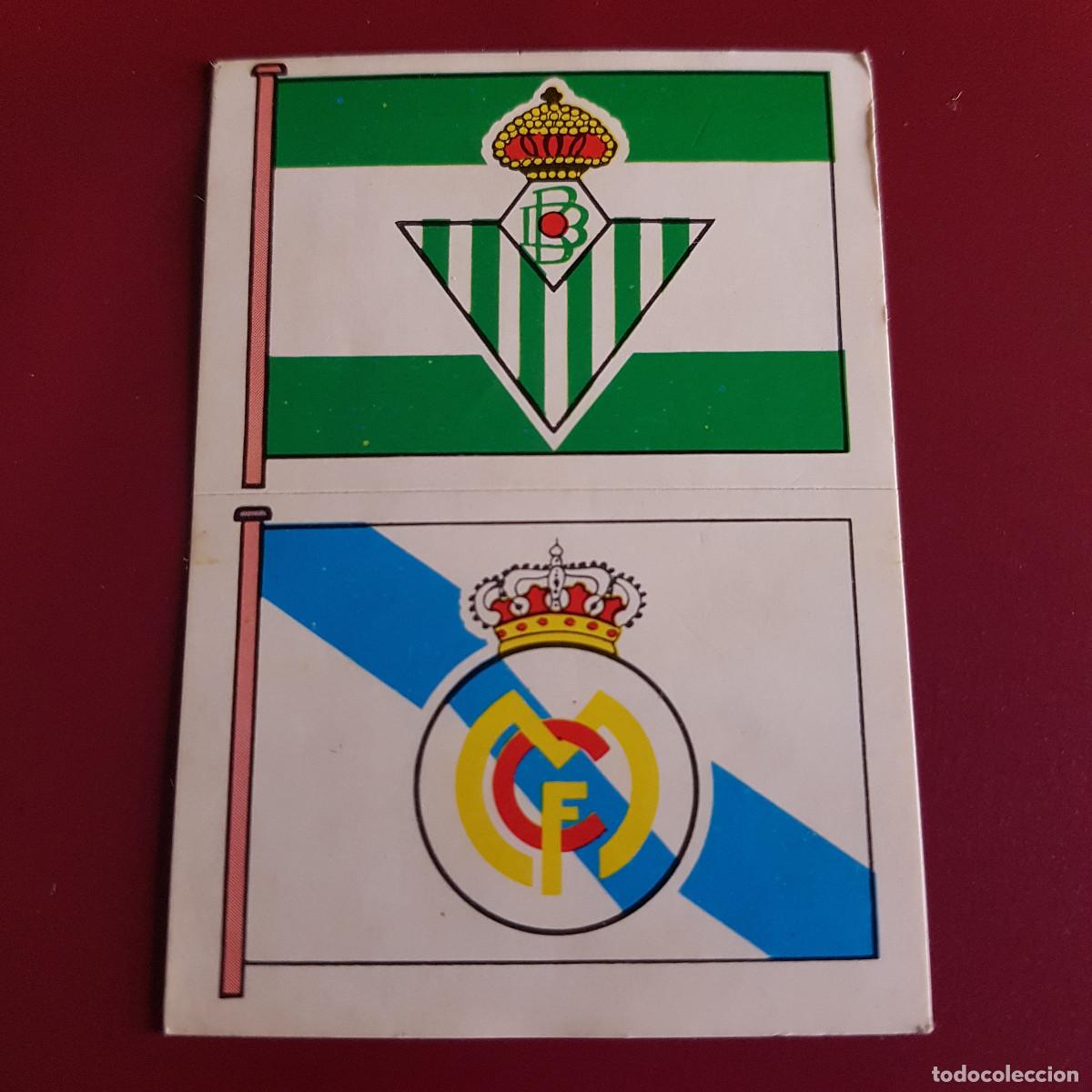 Coleccionismo deportivo: MAGA - FUTBOL 1975 - 75 - ESCUDO - R MADRID 27 BETIS 277 - NUNCA PEGADO