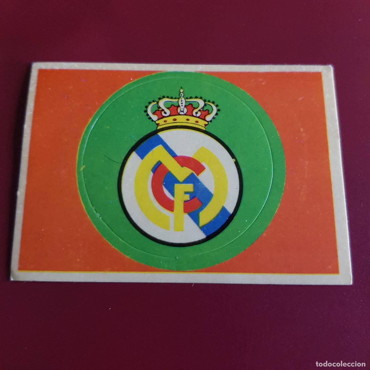 Coleccionismo deportivo: MAGA - FUTBOL 1975 - 75 - R MADRID - ESCUDO 28 - NUNCA PEGADO