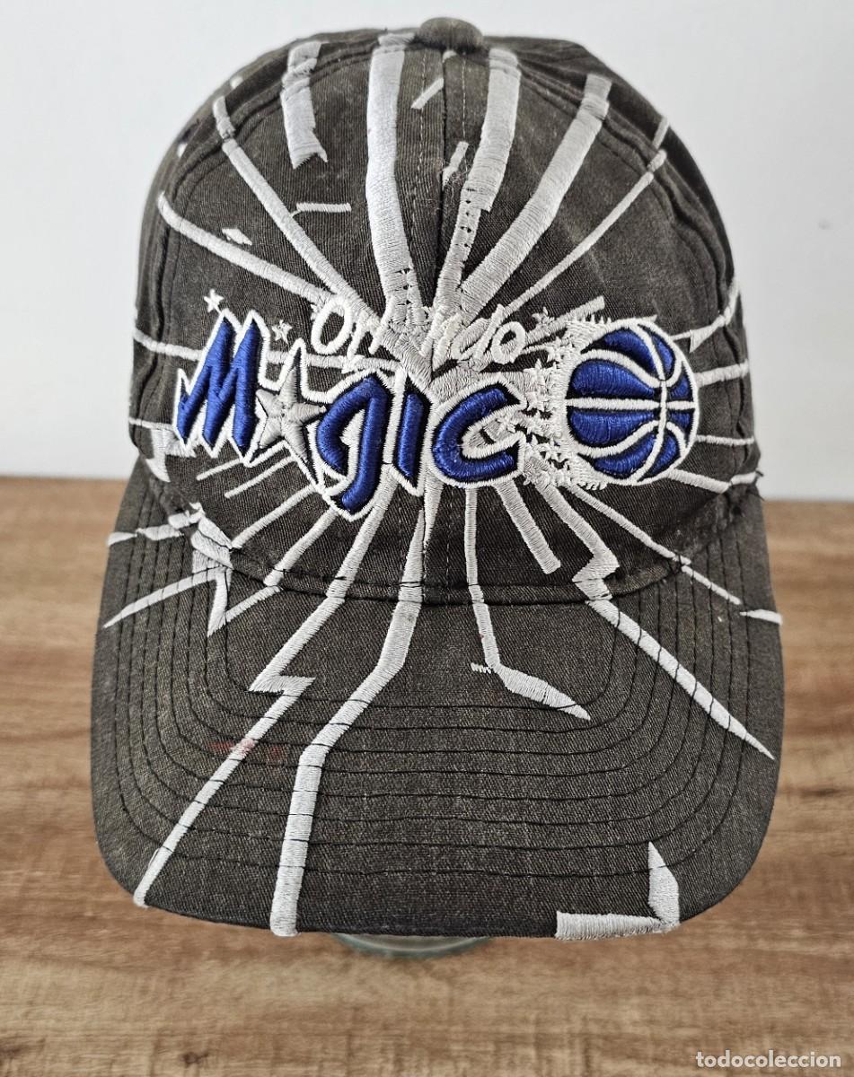 Coleccionismo deportivo: Gorra Beisbolera - Rare NWT Vintage NBA Orlando Magic Starter Collision SnapBack Hat