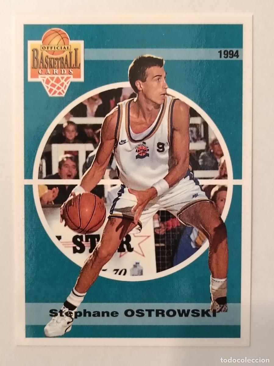 Coleccionismo deportivo: #5 STEPHANE OSTROWSKI (ANTIBES) CARDS LNB FRANCIA 93/94 PANINI