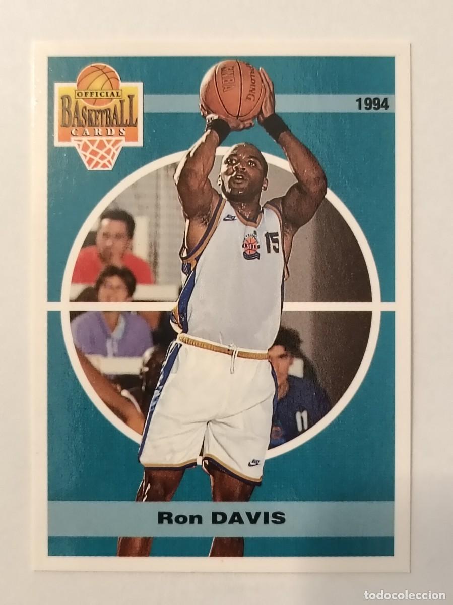 Coleccionismo deportivo: #10 RON DAVIS (ANTIBES) CARDS LNB FRANCIA 93/94 PANINI