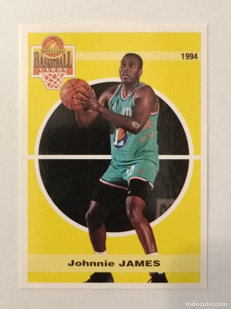 Coleccionismo deportivo: #16 JOHNNIE JAMES (CHALONS) CARDS LNB FRANCIA 93/94 PANINI