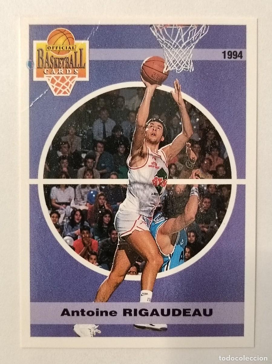 Coleccionismo deportivo: #21 ANTOINE RIGAUDEAU (CHOLET) CARDS LNB FRANCIA 93/94 PANINI