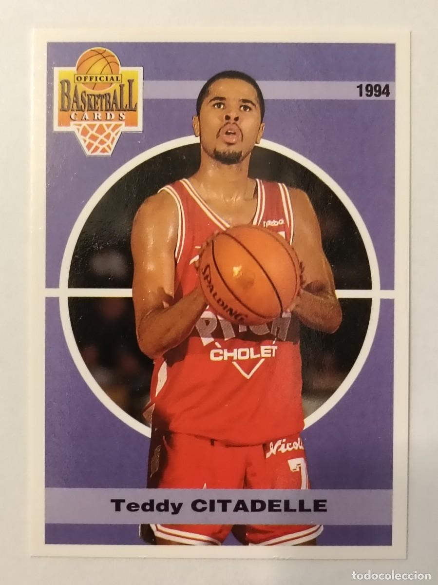 Coleccionismo deportivo: #23 TEDDY CITADELLE (CHOLET) CARDS LNB FRANCIA 93/94 PANINI