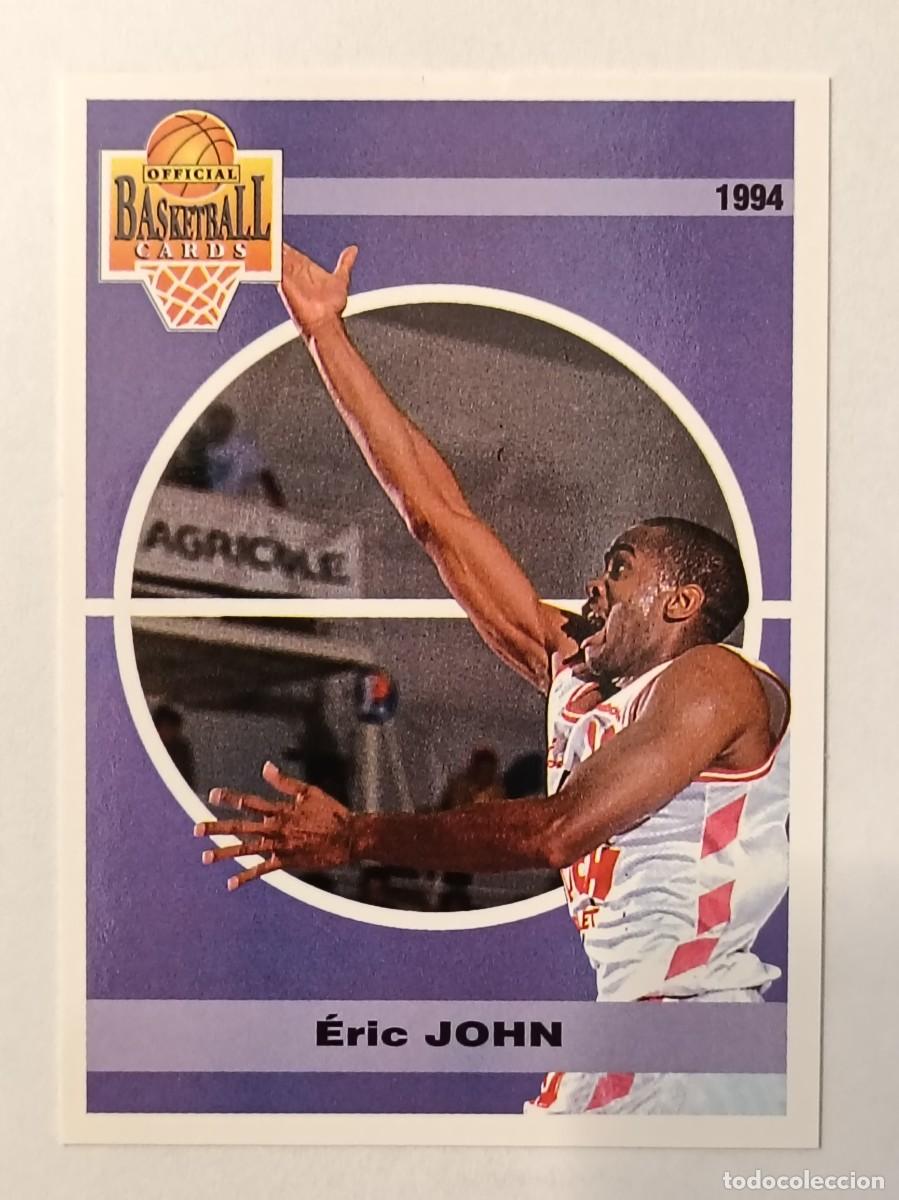 Coleccionismo deportivo: #27 ERIC JOHN (CHOLET) CARDS LNB FRANCIA 93/94 PANINI