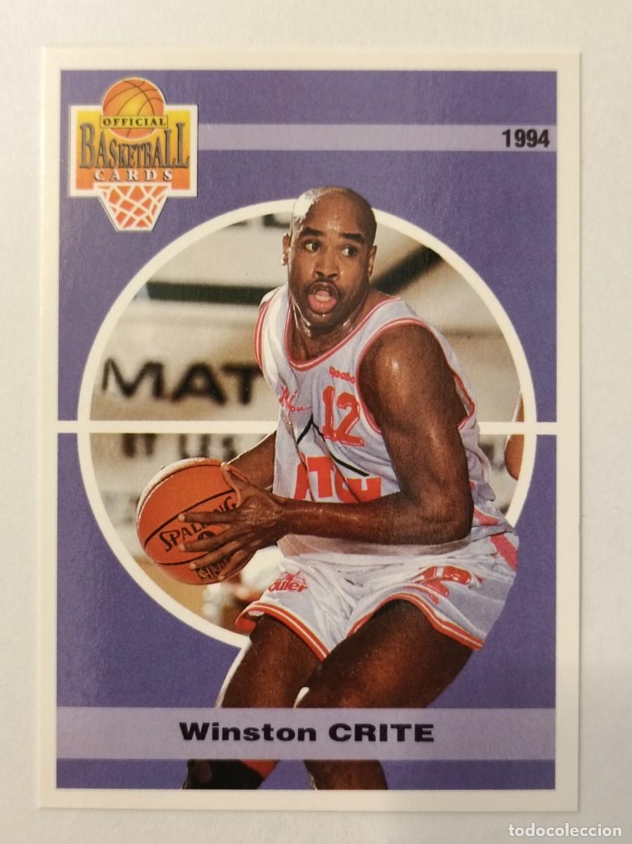 Coleccionismo deportivo: #28 WINSTON CRITE (CHOLET) CARDS LNB FRANCIA 93/94 PANINI