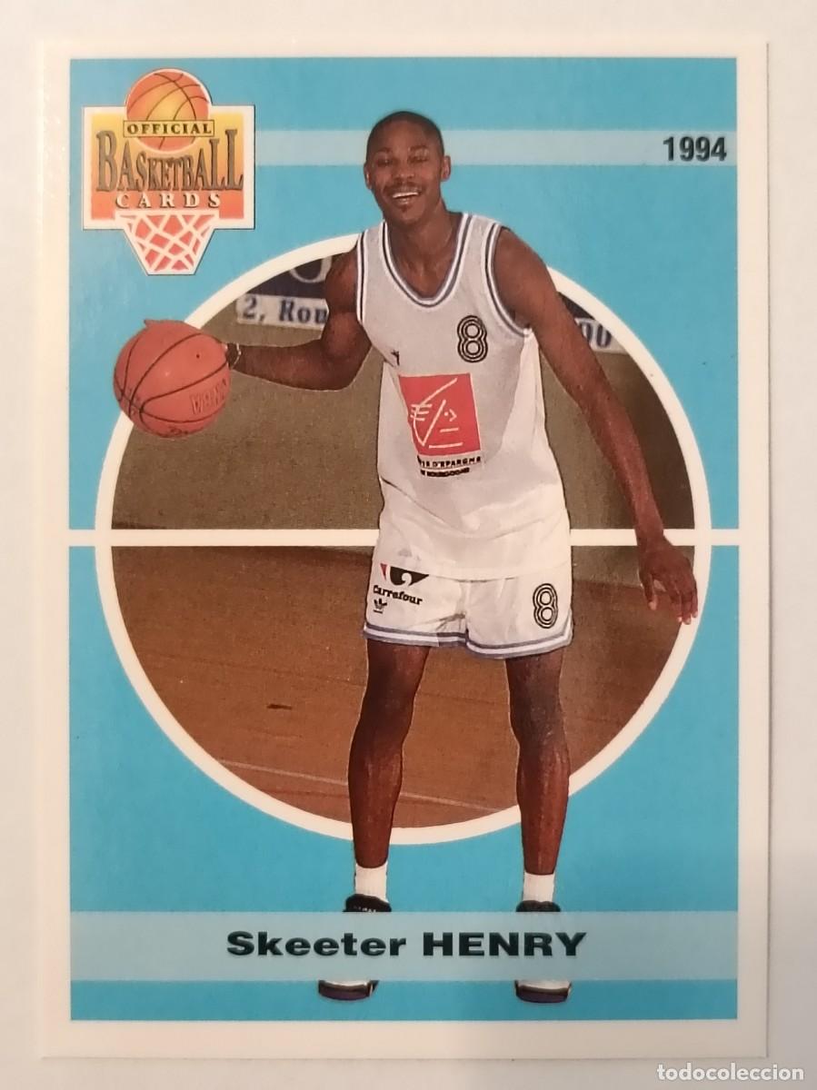 Coleccionismo deportivo: #34 SKEETER HENRY (DIJON) CARDS LNB FRANCIA 93/94 PANINI