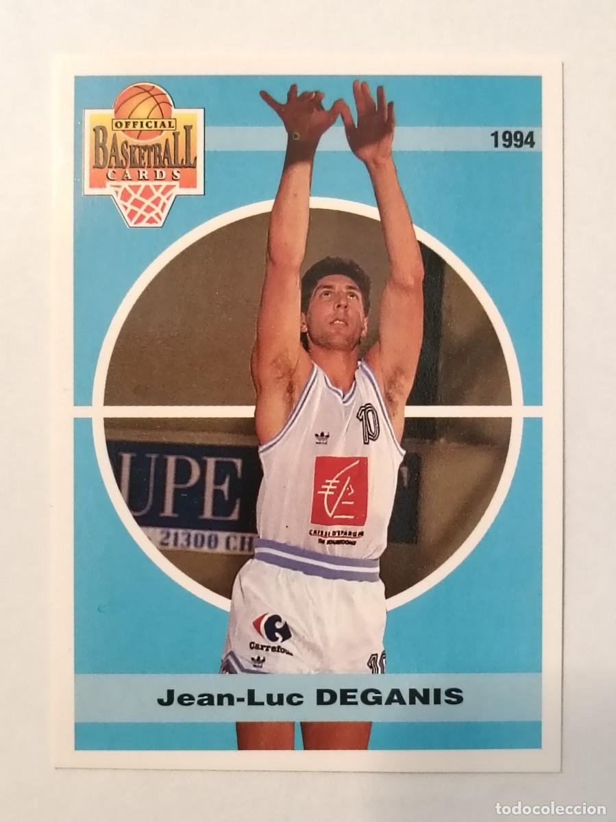 Coleccionismo deportivo: #35 JEAN-LUC DEGANIS (DIJON) CARDS LNB FRANCIA 93/94 PANINI