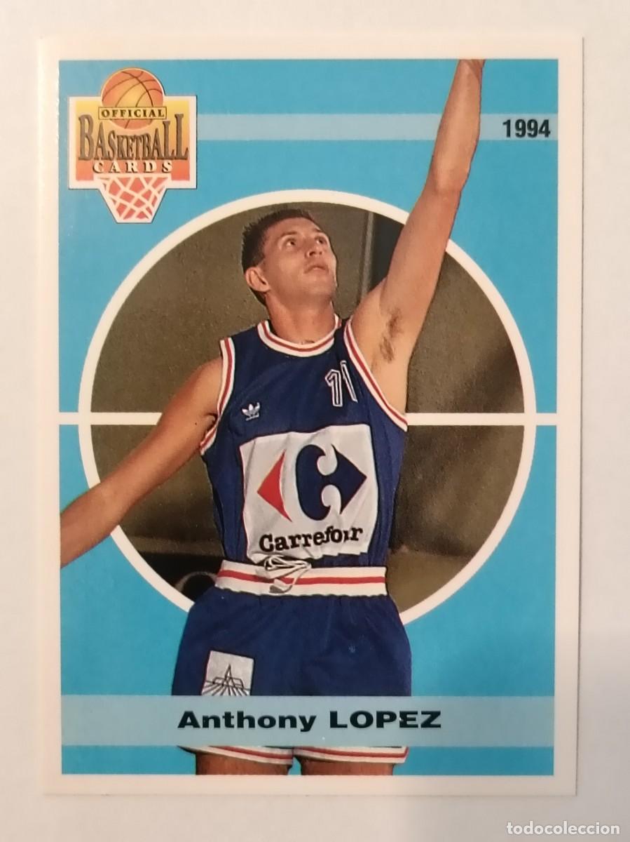 Coleccionismo deportivo: #36 ANTHONY LOPEZ (DIJON) CARDS LNB FRANCIA 93/94 PANINI