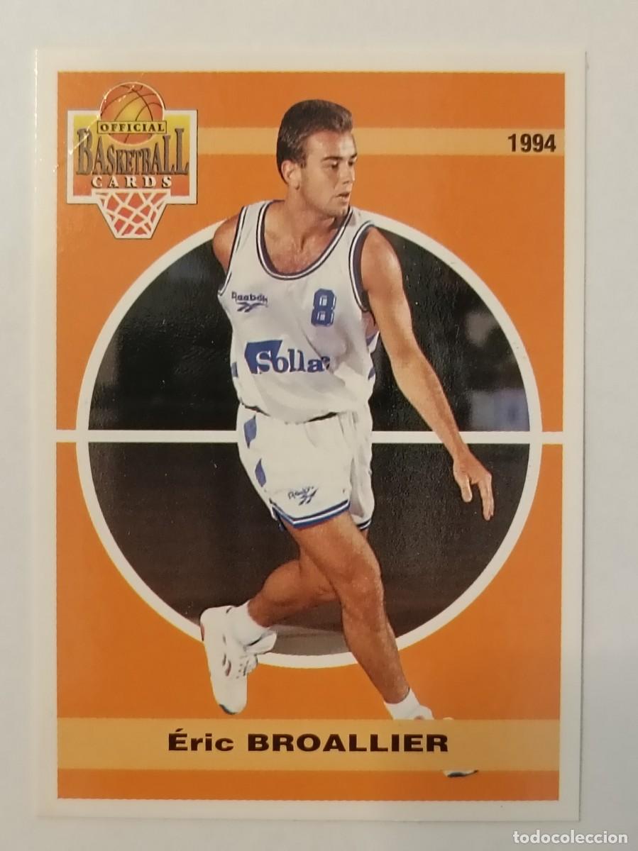 Coleccionismo deportivo: #44 ERIC BROALLIER (GRAVELINES) CARDS LNB FRANCIA 93/94 PANINI