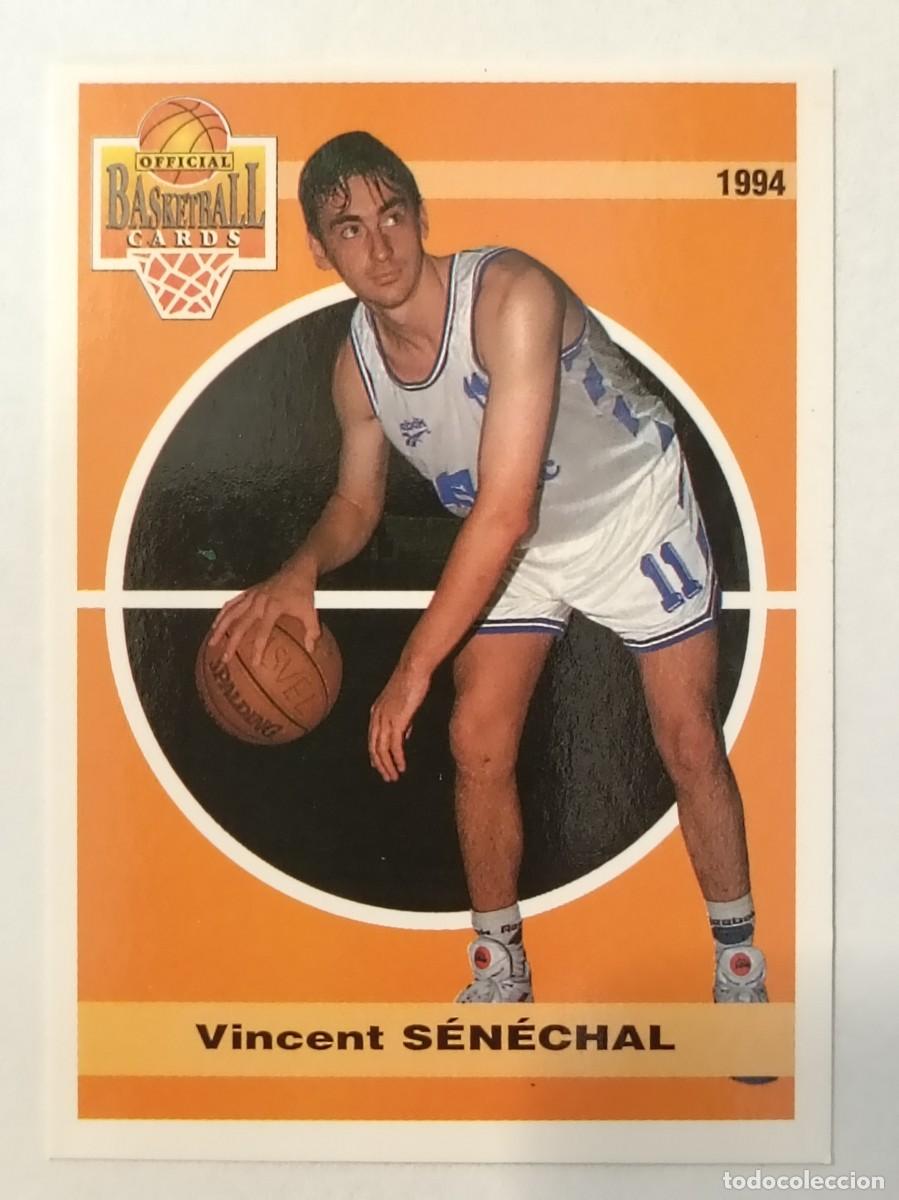 Coleccionismo deportivo: #46 VINCENT SENECHAL (GRAVELINES) CARDS LNB FRANCIA 93/94 PANINI