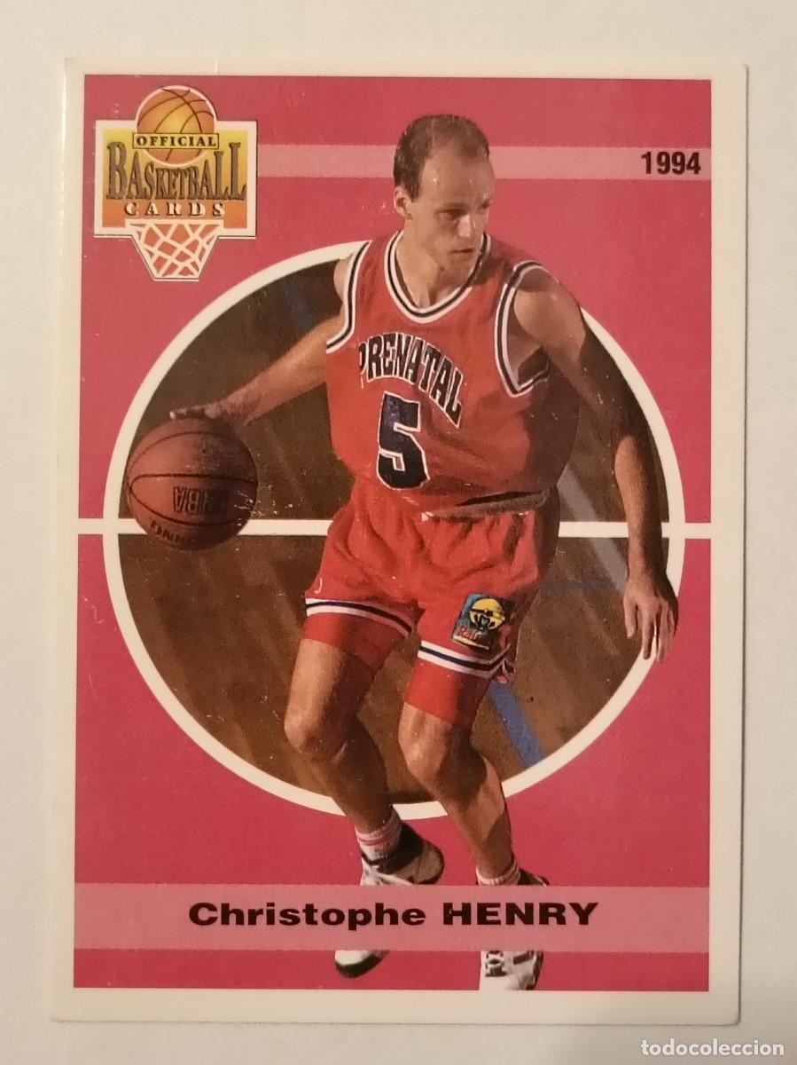 Coleccionismo deportivo: #51 CHRISTOPHE HENRY (LE MANS) CARDS LNB FRANCIA 93/94 PANINI