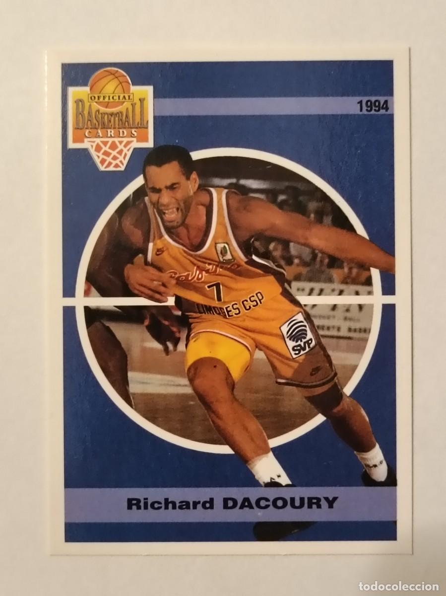Coleccionismo deportivo: #72 RICHARD DACOURY (LIMOGES) CARDS LNB FRANCIA 93/94 PANINI