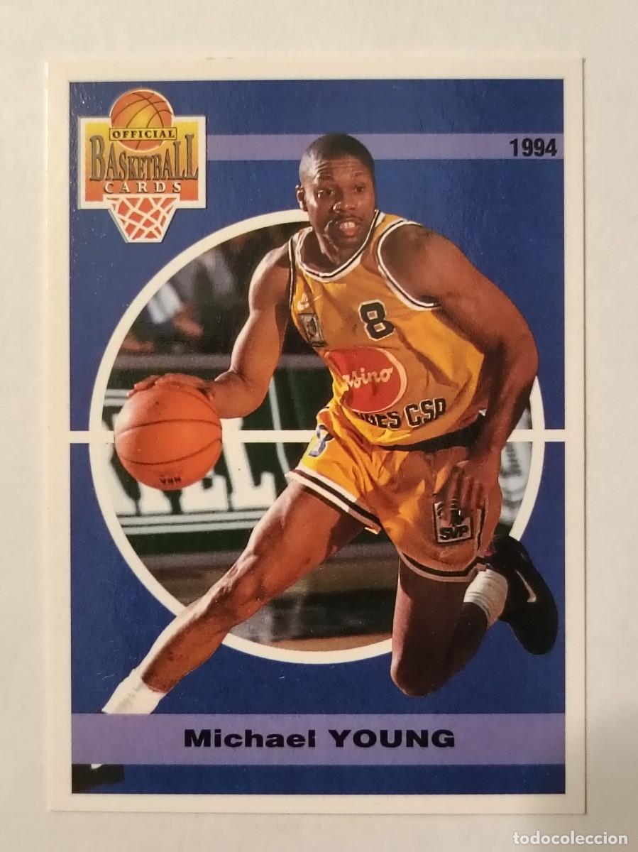 Coleccionismo deportivo: #73 MICHAEL YOUNG (LIMOGES) CARDS LNB FRANCIA 93/94 PANINI