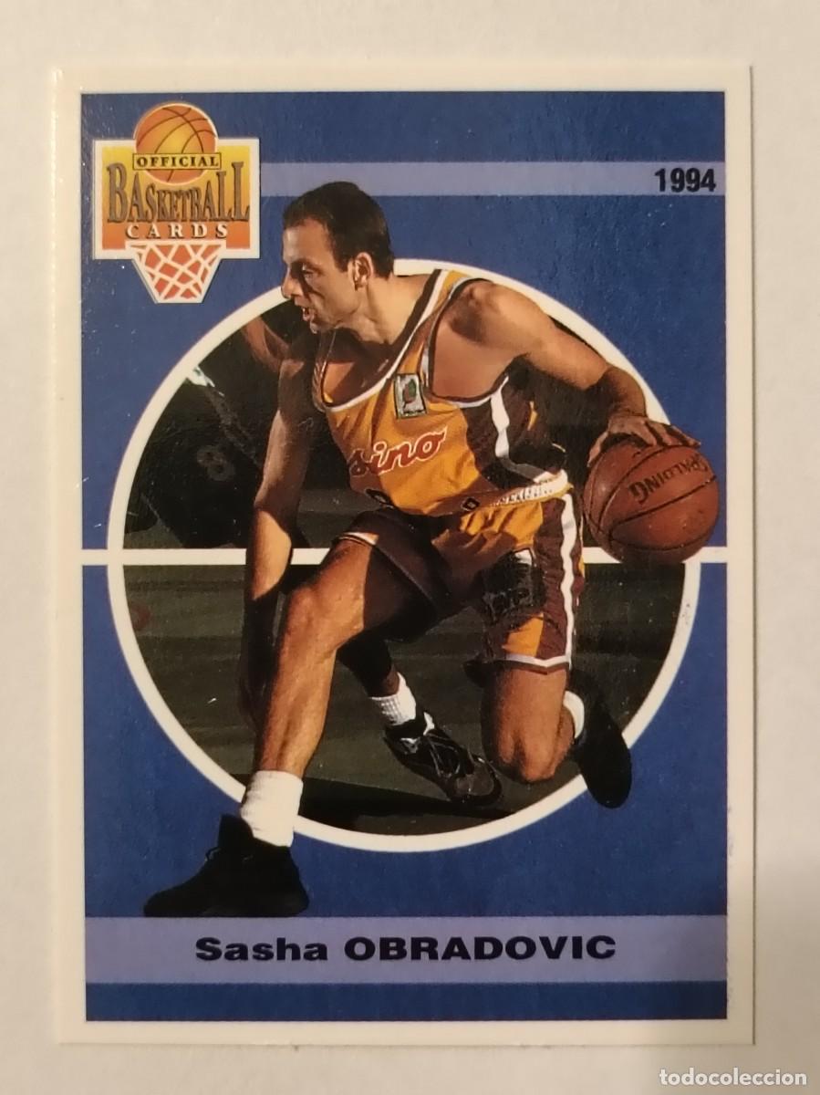 Coleccionismo deportivo: #74 SASHA OBRADOVIC (LIMOGES) CARDS LNB FRANCIA 93/94 PANINI