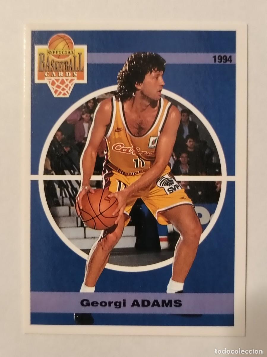 Coleccionismo deportivo: #75 GEORGI ADAMS (LIMOGES) CARDS LNB FRANCIA 93/94 PANINI