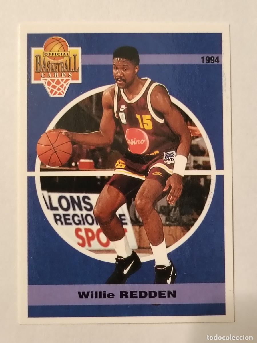 Coleccionismo deportivo: #79 WILLIE REDDEN (LIMOGES) CARDS LNB FRANCIA 93/94 PANINI