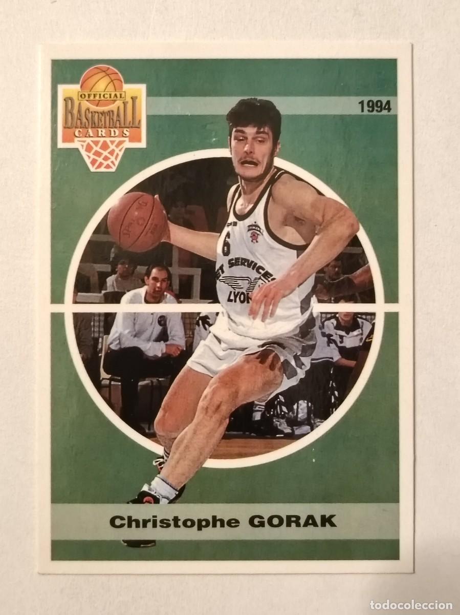 Coleccionismo deportivo: #81 CHRISTOPHE GORAK (LYON) CARDS LNB FRANCIA 93/94 PANINI